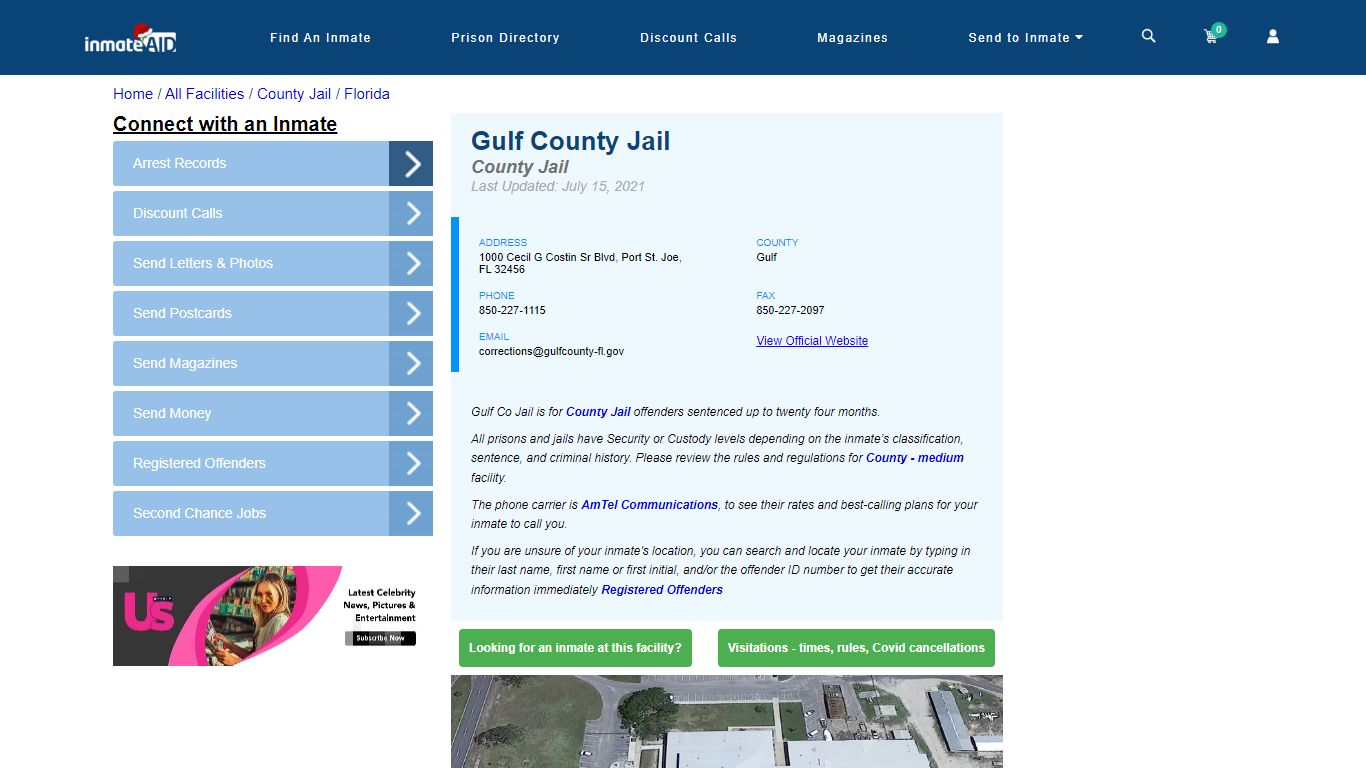 Gulf County Jail - Inmate Locator - Port St. Joe, FL